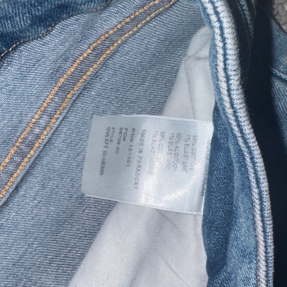 Good American Dark Blue Straight Leg Jeans - Picture 3 of 4
